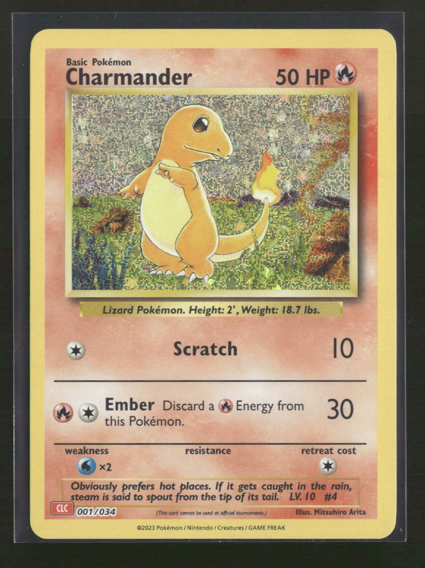 Trading Card Game Classic Charmander #001/034