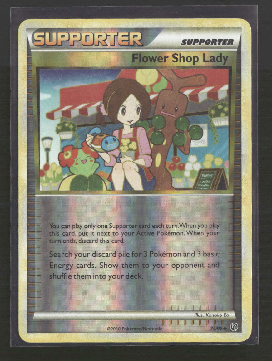 Undaunted Flower Shop Lady Reverse Holo #74/90