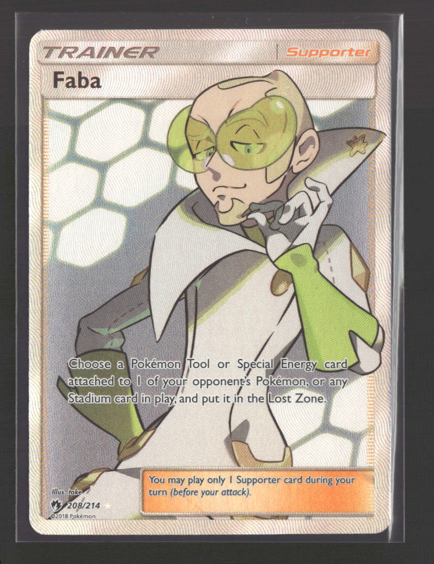 SM - Lost Thunder Faba (Full Art) #208/214