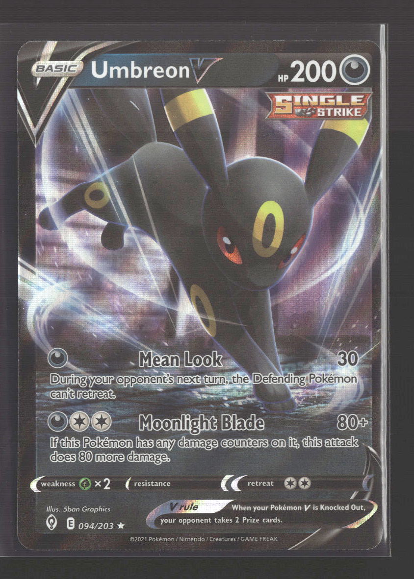SWSH07: Evolving Skies Umbreon V #094/203