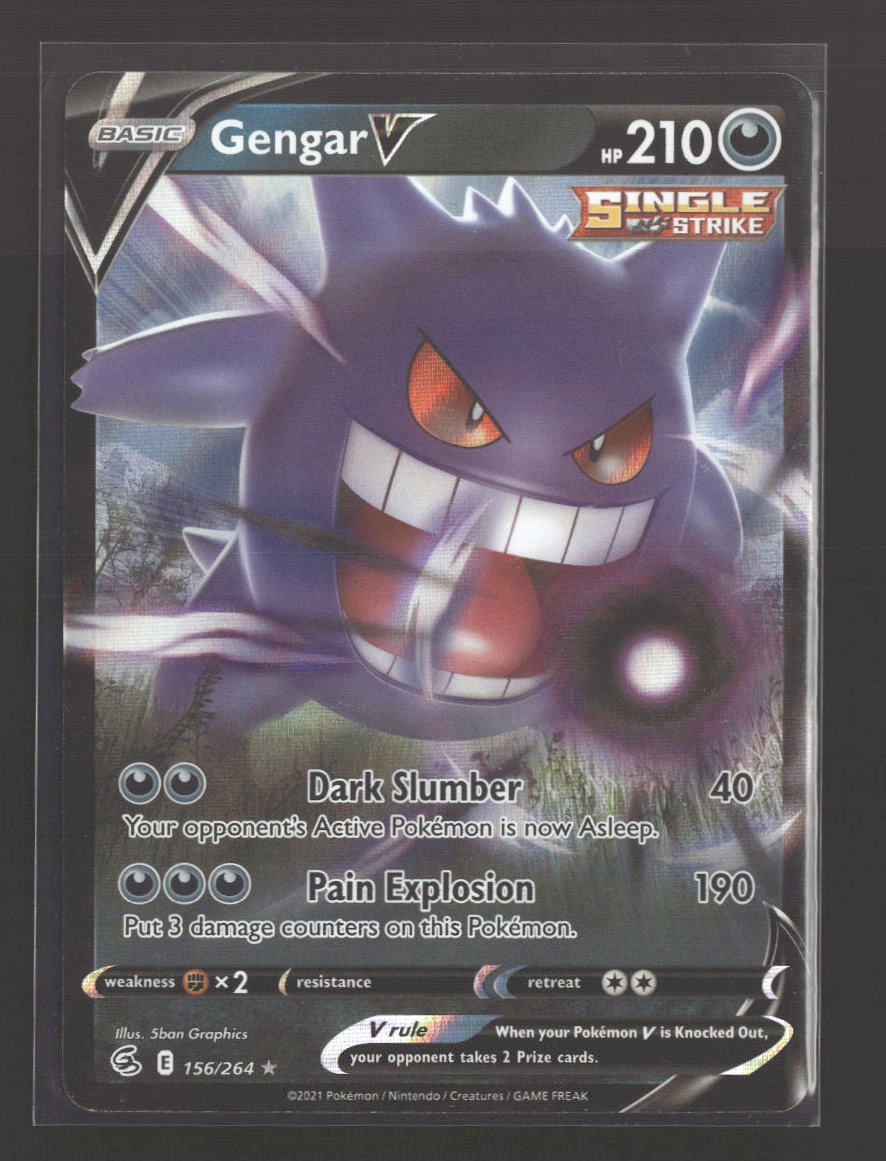 SWSH08: Fusion Strike Gengar V #156/264