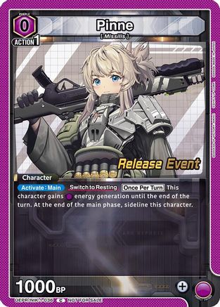 Pinne (UEPR/NIK-1-036) - UE14BT GODDESS OF VICTORY NIKKE Release Event Cards