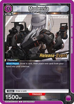 Modernia (059) (UEPR/NIK-1-059) - UE14BT GODDESS OF VICTORY NIKKE Release Event Cards