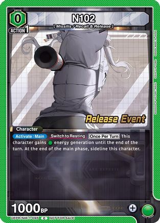 N102 (UEPR/NIK-1-095) - UE14BT GODDESS OF VICTORY NIKKE Release Event Cards