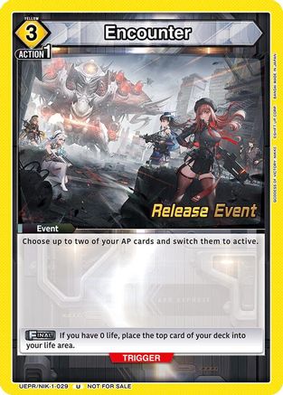 Encounter (029) (UEPR/NIK-1-029) - UE14BT GODDESS OF VICTORY NIKKE Release Event Cards