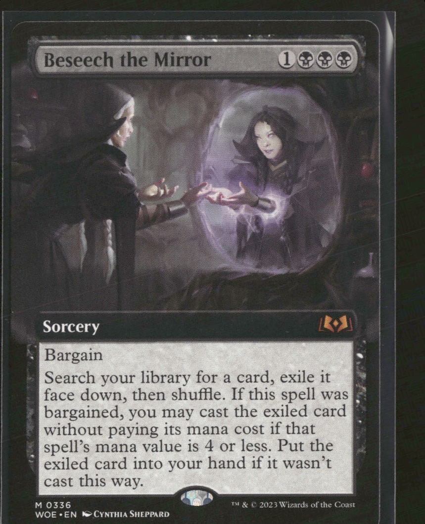 Wilds of Eldraine Beseech the Mirror (Extended Art) #336