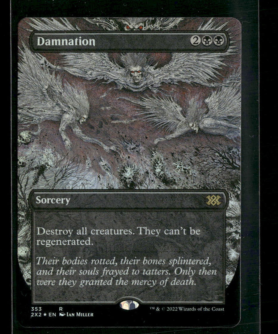 Double Masters 2022 Damnation (Borderless) Foil #353