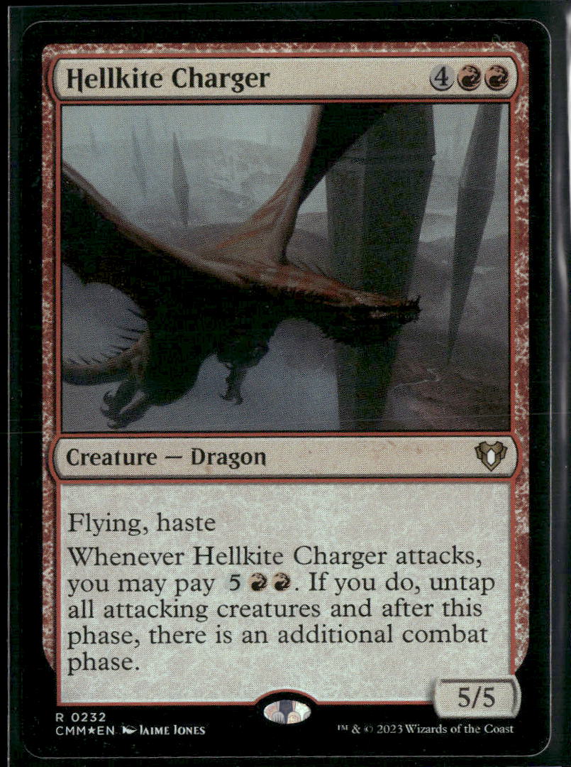 Commander Masters Hellkite Charger Foil #232