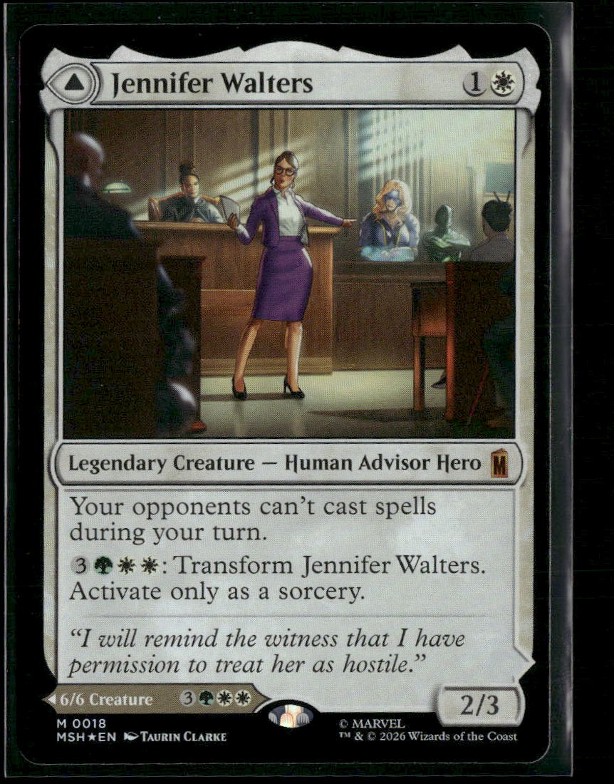 Marvel Super Heroes Jennifer Walters Foil #18