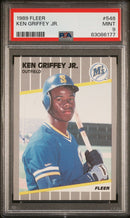 1989 Fleer Ken Griffey Jr. 9 PSA #548