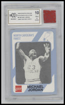 1989-90 North Carolina Collegiate Collection Michael Jordan 10.0 BCCG #65