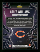 2025 Panini Phoenix Thunderbirds Yellow Lava Prizm Caleb Williams #/99 #8
