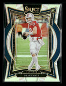 2024 Panini Select Silver Prizm Die Cut Drake Maye Rookie #27