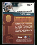 2002 Topps Chrome Own the Game Tom Brady #OG7