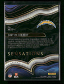 2021 Panini Select Sensations Prizm Justin Herbert #SEN-4