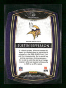2020 Panini Select Tri-Color Prizm Die Cut Justin Jefferson Rookie #261