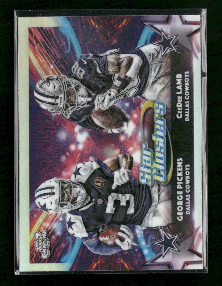 2025 Topps Chrome Cosmic Star Clusters CeeDee Lamb / George Pickens #SC-8