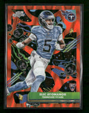 2025 Topps Chrome Cosmic Orange Galactic Refractor Elic Ayomanor #/25 #196