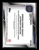 2025 Bowman University Chrome Prospect Autographs Jadan Baugh Auto #BCA-JBA