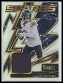 2025 Panini Select Sparks Prizm Caleb Williams #/149 #SPK-CWS