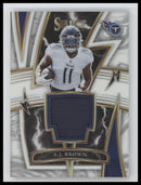2021 Panini Select Sparks White Prizm A.J. Brown #/35 #SP-ABR