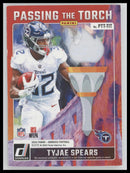 2024 Donruss Passing the Torch Chris Johnson / Tyjae Spears #/199 #PTT-TIT