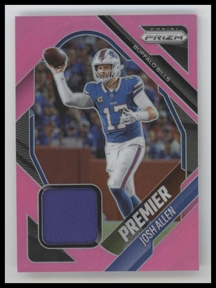 2025 Panini Prizm Premier Jerseys Pink Josh Allen #PJY-JAN