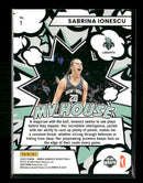 2025 Donruss WNBA My House Green Fireworks Sabrina Ionescu #/399 #1