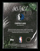2025-26 Topps Chrome Instinct Cooper Flagg #INS-11