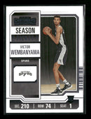 2023-24 Panini Contenders Season Ticket Retail Victor Wembanyama Rookie #11