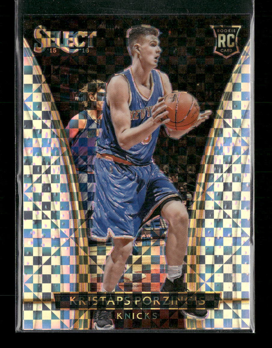 2015-16 Panini Select Silver Prizms Kristaps Porzingis #245