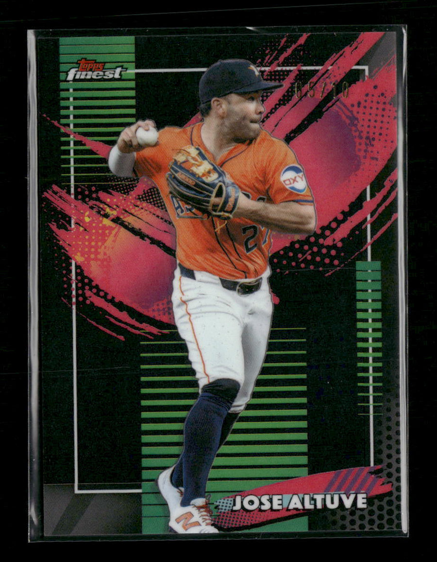 2026 Finest Black Refractors Jose Altuve #/10 #209