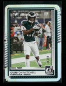 2025 Donruss Press Proofs Silver Die Cut Quinyon Mitchell #/99 #65