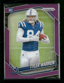 2025 Panini Prizm Purple Tyler Warren #/125 #339