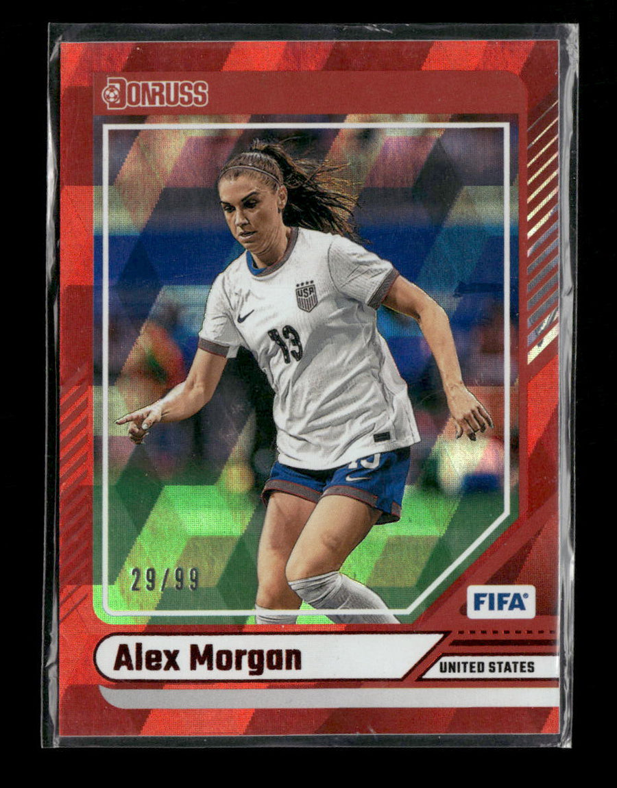 2024-25 Donruss Red Cubic Alex Morgan #/99 #168