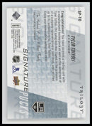 2016-17 Upper Deck Trilogy Signature Pucks Tyler Toffoli Auto  /17 #SP-TO