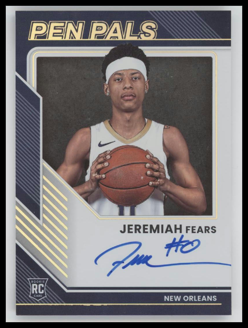 2025-26 Panini Basketball Pen Pals Auto Jeremiah Fears #PP-JMF