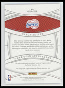 2021-22 Panini National Treasures Game Gea Prime Caron Butler #/25 Auto #GGA-CRB