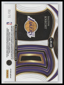 2024-25 Panini Rookie Swatches Purple Pulsar Dalton Knecht #/15 Auto #JRS-KNT