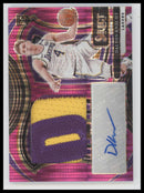 2024-25 Panini Rookie Swatches Purple Pulsar Dalton Knecht #/15 Auto #JRS-KNT