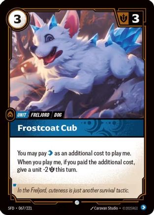 Frostcoat Cub (067/221) - Spiritforged
