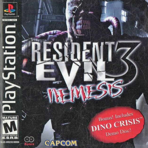 Resident Evil 3: Nemesis With Dino Crisis Demo (Playstation)