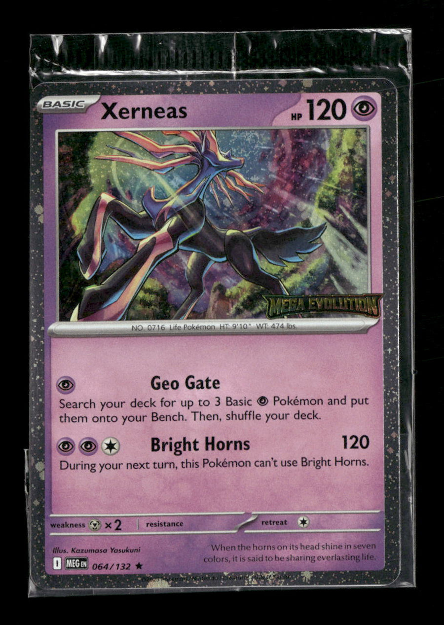 Miscellaneous Cards & Products Xerneas (Mega Evolution Stamped) #064/132