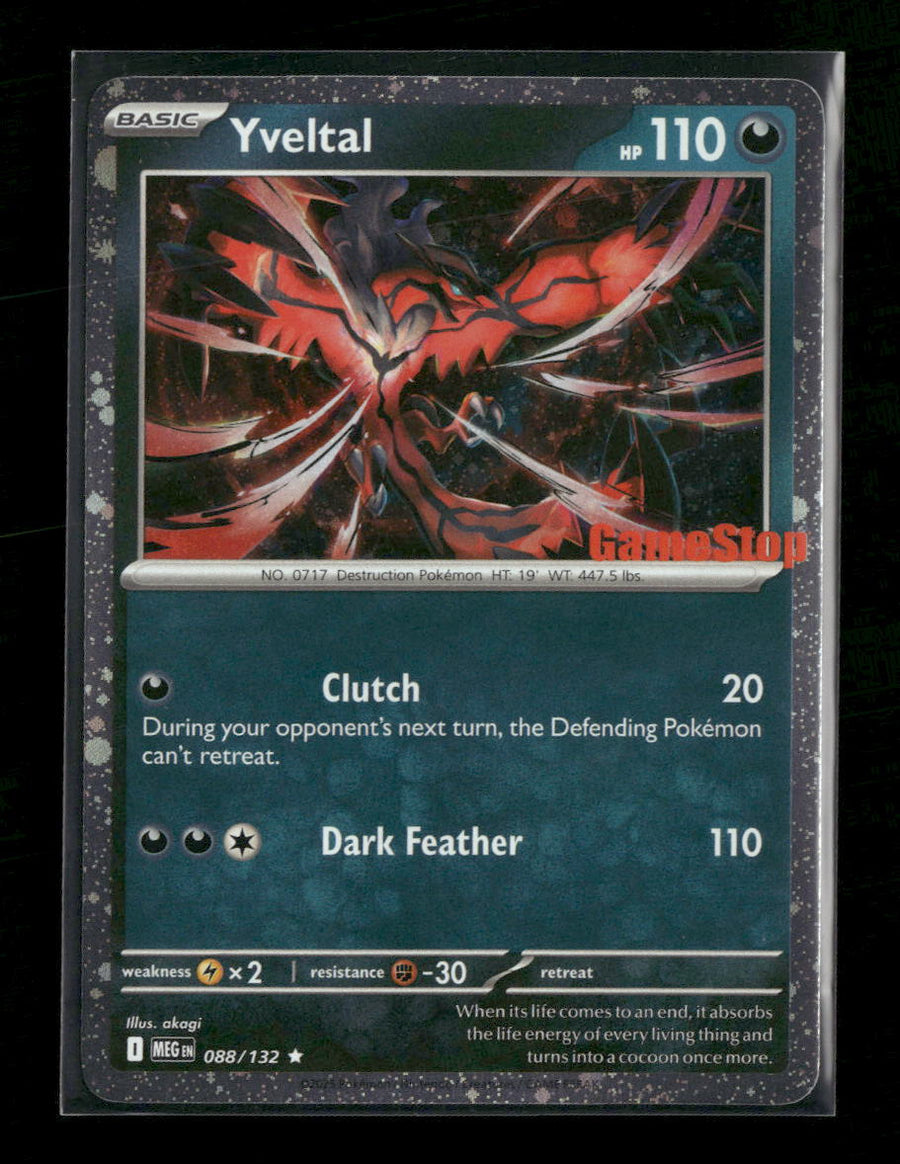 Miscellaneous Cards & Products Yveltal (Game Stop) #088/132