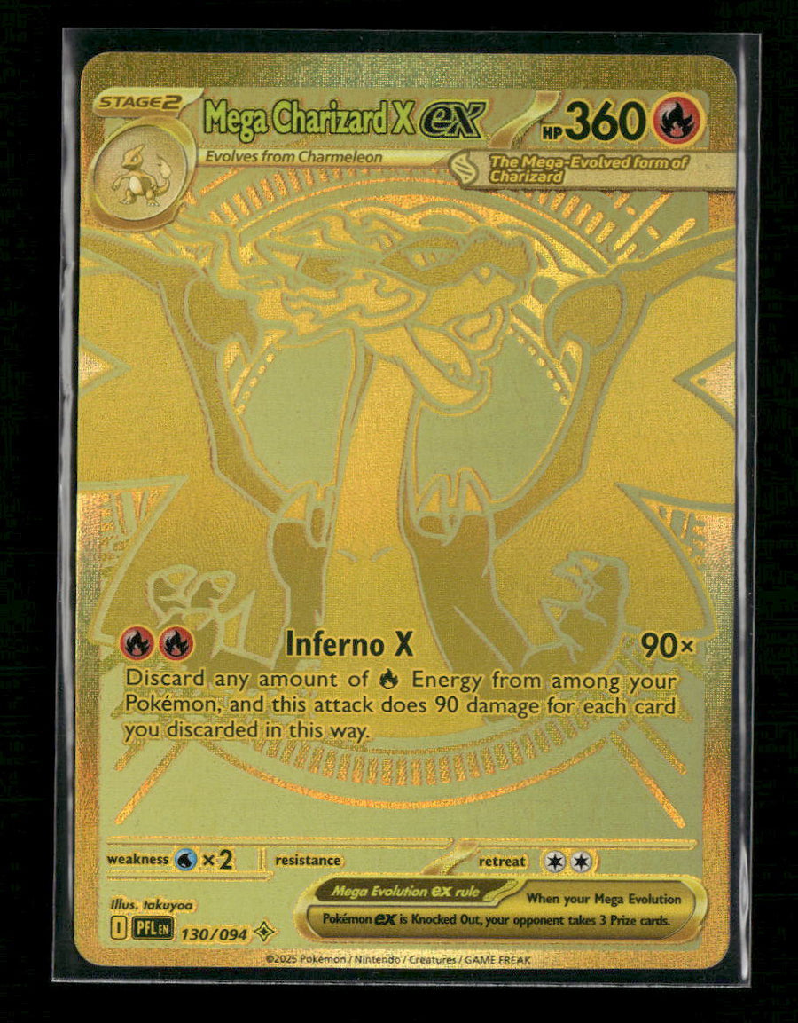 ME02: Phantasmal Flames Mega Charizard X ex #130/094
