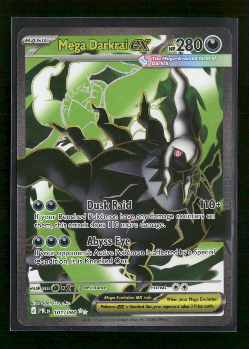 ME05: Pitch Black Mega Darkrai ex #101/084