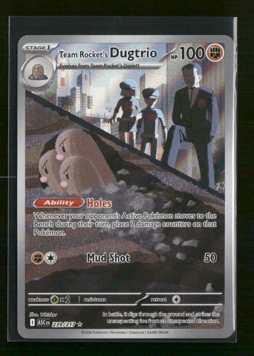 ME: Ascended Heroes Team Rocket's Dugtrio #239/217