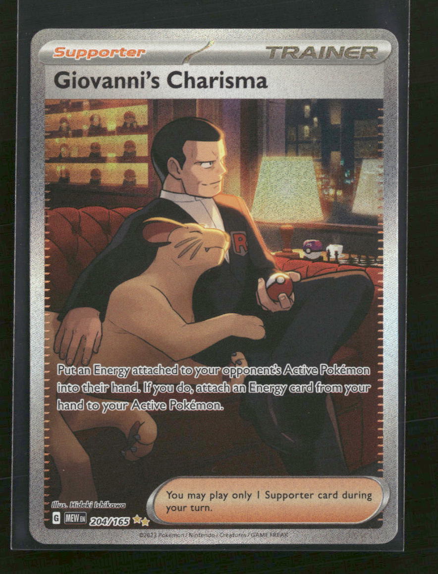 SV: Scarlet & Violet 151 Giovanni's Charisma #204/165