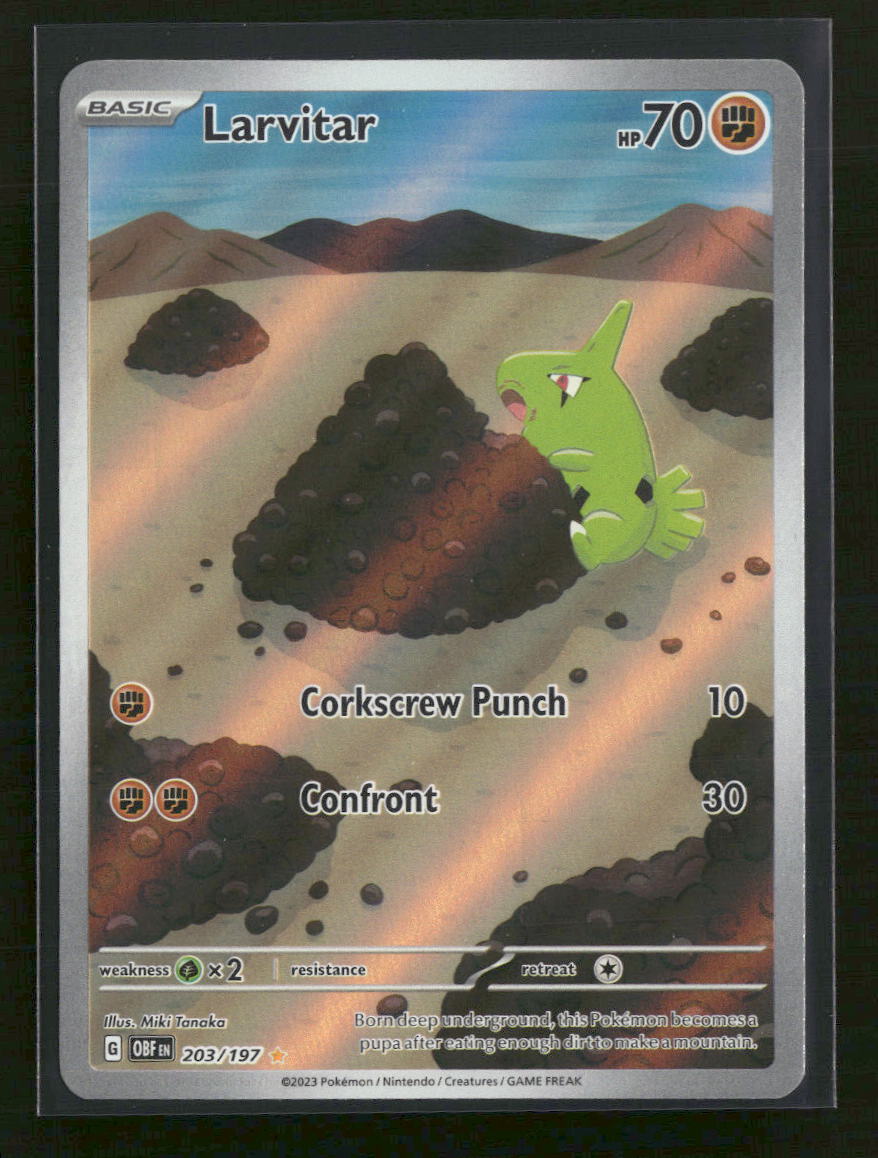 SV03: Obsidian Flames Larvitar #203/197