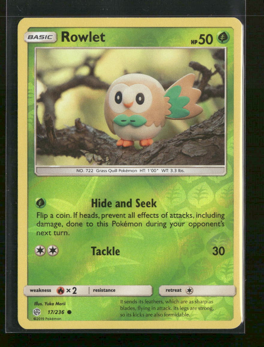 SM - Cosmic Eclipse Rowlet Reverse Holo #17/236